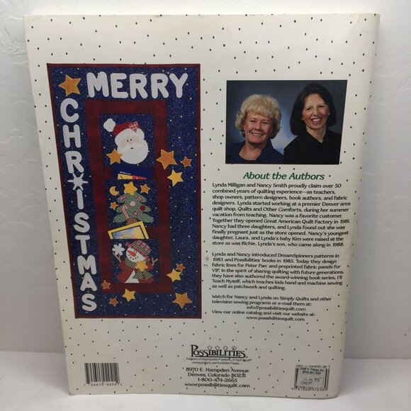 Vintage 1999 Joy To The World Quilting Pattern Book Lynda Milligan Nancy Smith - Picture 13 of 13